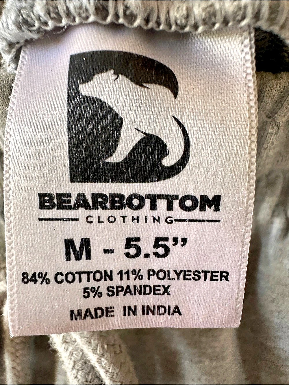 Bearbottom Clothing Shorts Gray Athletic Shorts Size Medium Like New — image 3 of 4